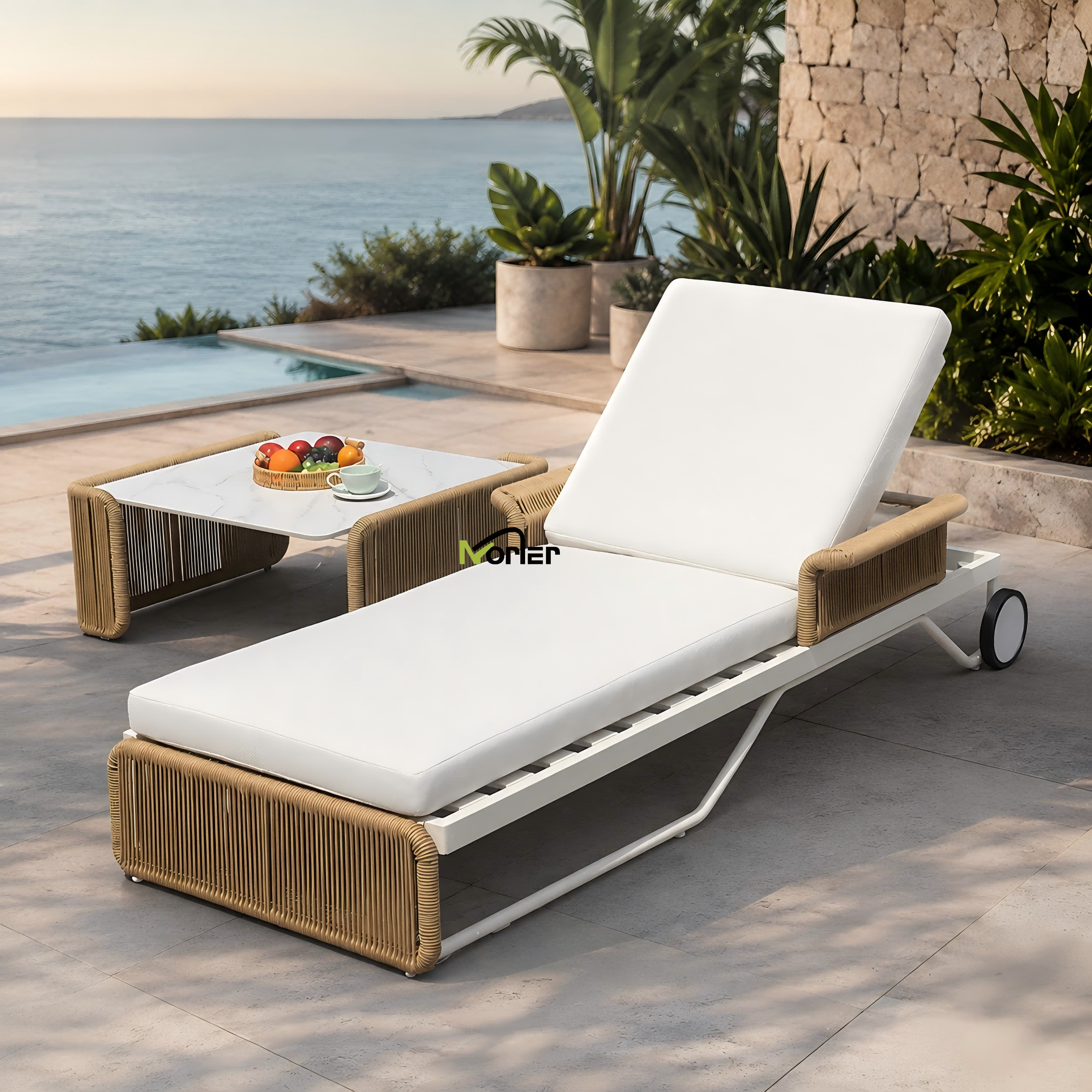 NORLER présente une chaise longue d'extérieur de luxe pour une vie extérieure moderne