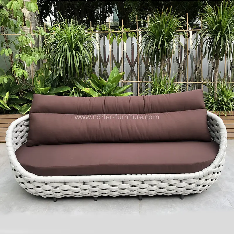 Outdoor Courtyard Hand-Woven Rope Bird Nest Sofa
