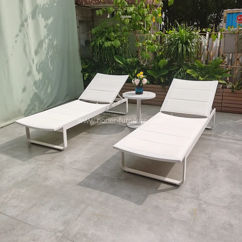 Mobilier d'extérieur en aluminium Sun Lounger