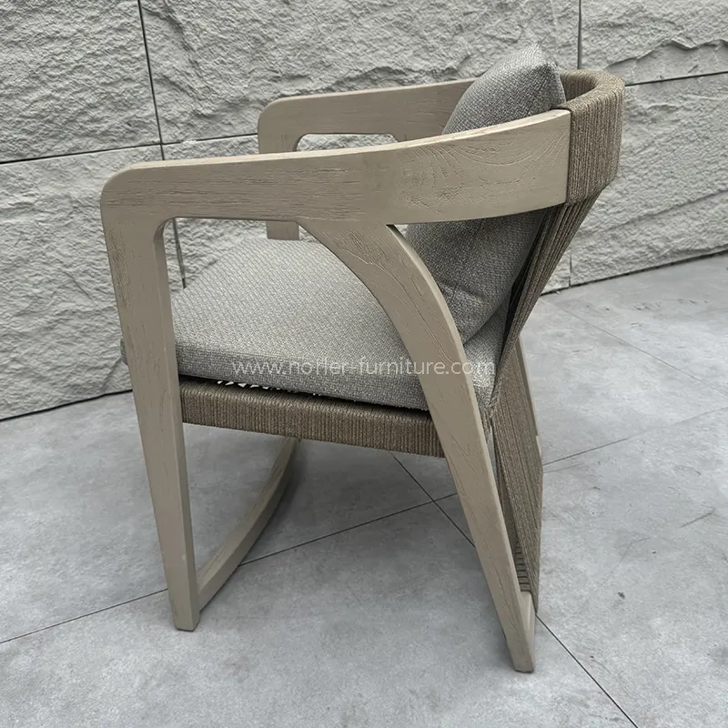 Ensemble de balcon de table basse carré extérieur