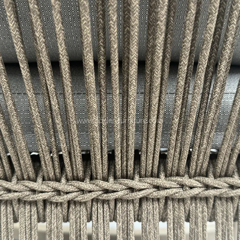 Ensemble de balcon de table basse carré extérieur